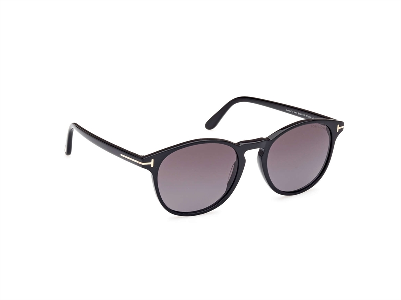 Tom Ford FT1097 Solbrille (Form: Rund - Farve: Sort)