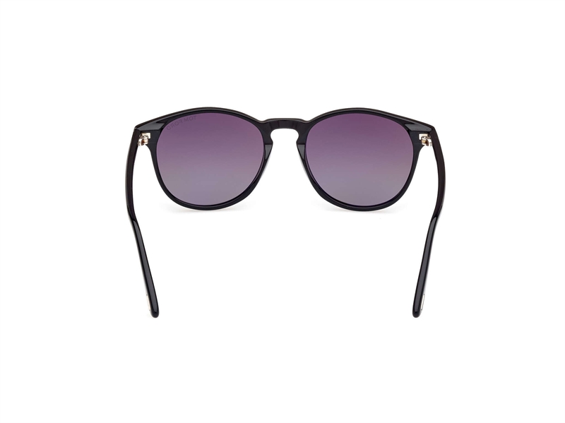 Tom Ford FT1097 Solbrille (Form: Rund - Farve: Sort)