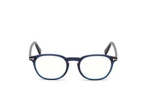 Tom Ford FT5583-B Brillestel (Form: Andet - Farve: Blå)