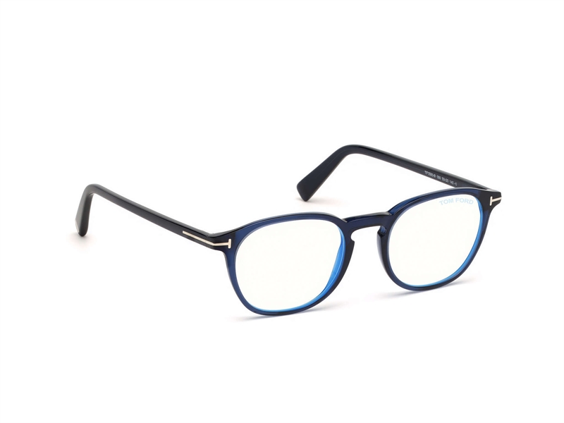 Tom Ford FT5583-B Brillestel (Form: Andet - Farve: Blå)