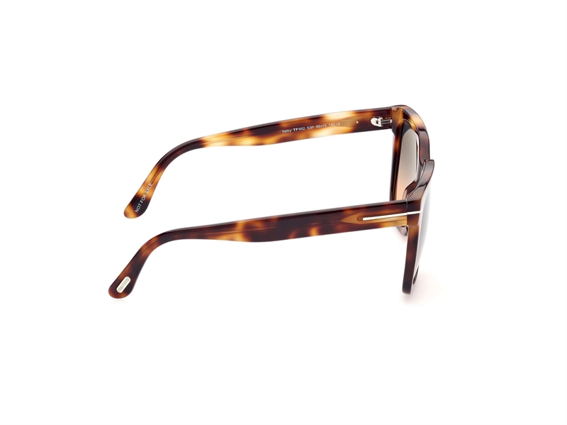 Tom Ford FT0952 Solbrille (Form: Firkantet - Farve: Brun)