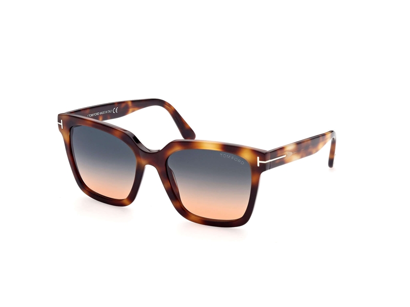 Tom Ford FT0952 Solbrille (Form: Firkantet - Farve: Brun)