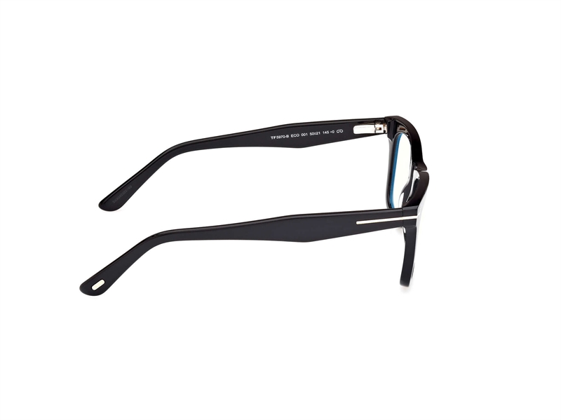 Tom Ford FT5970-B Brillestel (Form: Firkantet - Farve: Sort)
