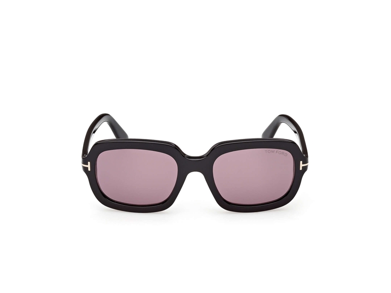 TOM FORD FT1342 Solbrille (Form: Firkantet - Farve: Sort)