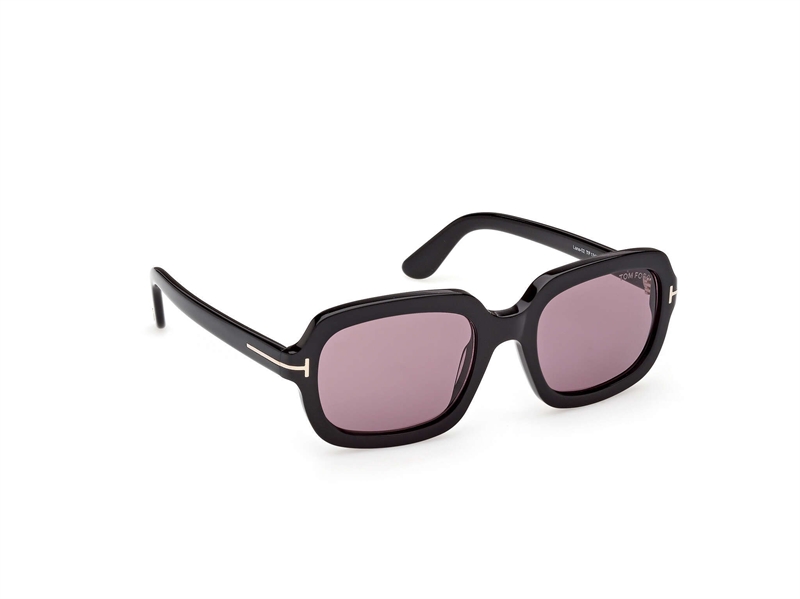 TOM FORD FT1342 Solbrille (Form: Firkantet - Farve: Sort)