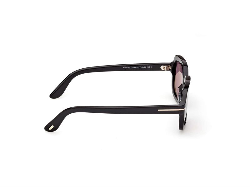TOM FORD FT1342 Solbrille (Form: Firkantet - Farve: Sort)
