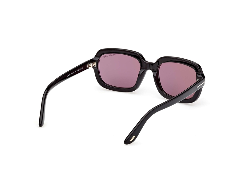 TOM FORD FT1342 Solbrille (Form: Firkantet - Farve: Sort)