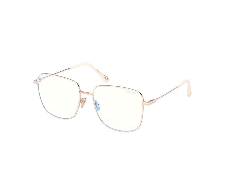 TOM FORD FT6136-B Brillestel (Form: Firkantet - Farve: Hvid)