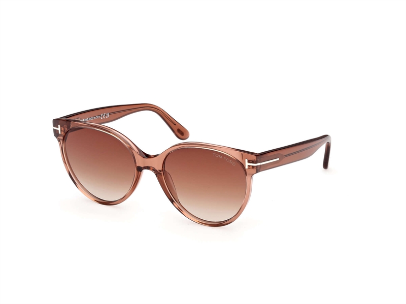 Tom Ford FT1311 Solbrille (Form: Rund - Farve: Brun)