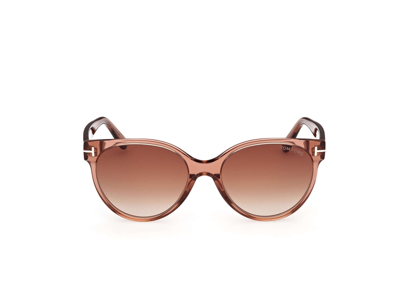 Tom Ford FT1311 Solbrille (Form: Rund - Farve: Brun)