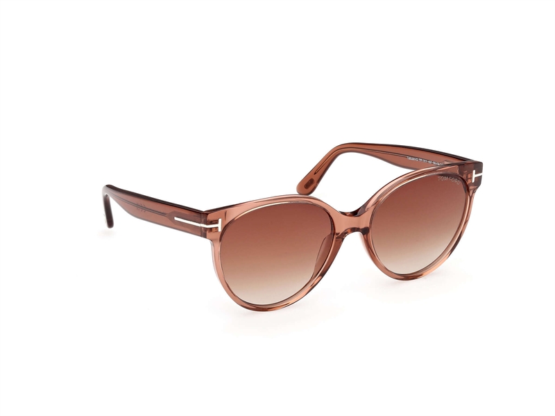 Tom Ford FT1311 Solbrille (Form: Rund - Farve: Brun)