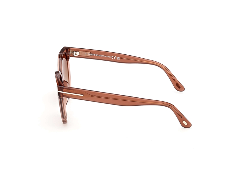 Tom Ford FT1311 Solbrille (Form: Rund - Farve: Brun)