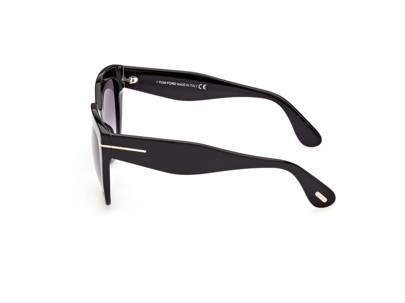 Tom Ford FT0939 Solbrille (Form: Firkantet - Farve: Sort)