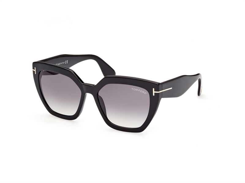 Tom Ford FT0939 Solbrille (Form: Firkantet - Farve: Sort)