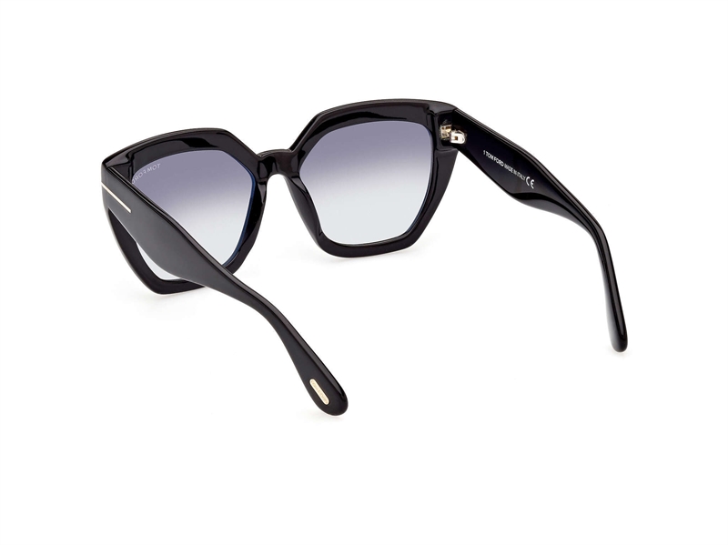 Tom Ford FT0939 Solbrille (Form: Firkantet - Farve: Sort)