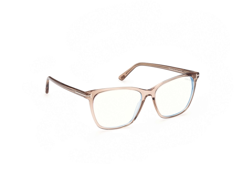 Tom Ford FT5762-B Brillestel (Form: Firkantet - Farve: Brun)