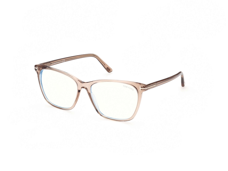 Tom Ford FT5762-B Brillestel (Form: Firkantet - Farve: Brun)
