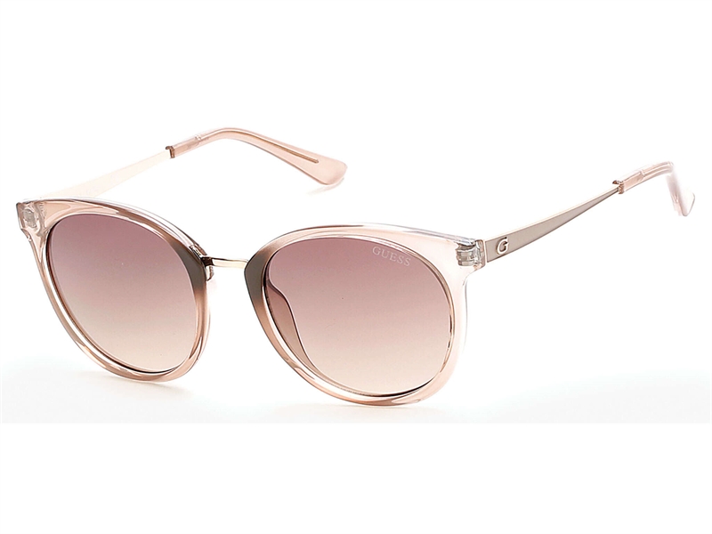 Guess GU7459 Solbrille (Form: Rund - Farve: Brun)