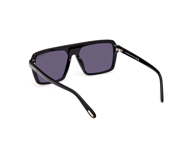 Tom Ford FT1176 Solbrille (Form: Pilot - Farve: Sort)