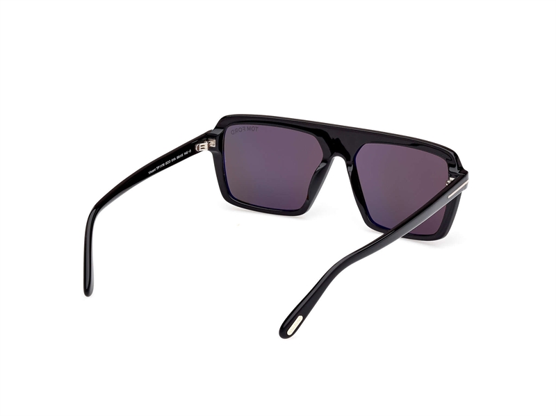 Tom Ford FT1176 Solbrille (Form: Pilot - Farve: Sort)