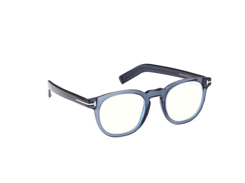 Tom Ford FT5629-B Brillestel (Form: Oval - Farve: Blå)