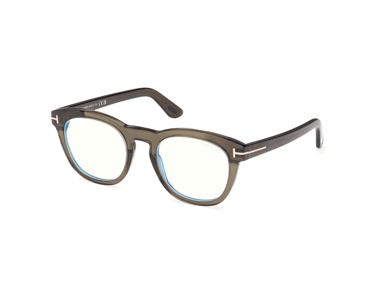Tom Ford FT6081-B Brillestel (Form: Rund - Farve: Grøn)