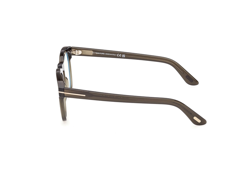 Tom Ford FT6081-B Brillestel (Form: Rund - Farve: Grøn)