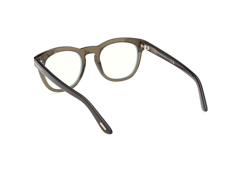 Tom Ford FT6081-B Brillestel (Form: Rund - Farve: Grøn)