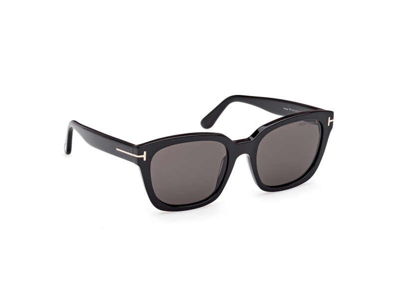 Tom Ford FT1216 Solbrille (Form: Firkantet - Farve: Sort)