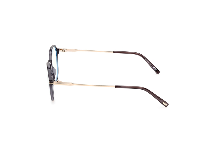 Tom Ford FT5875-B Brillestel (Form: Rund - Farve: Grå)