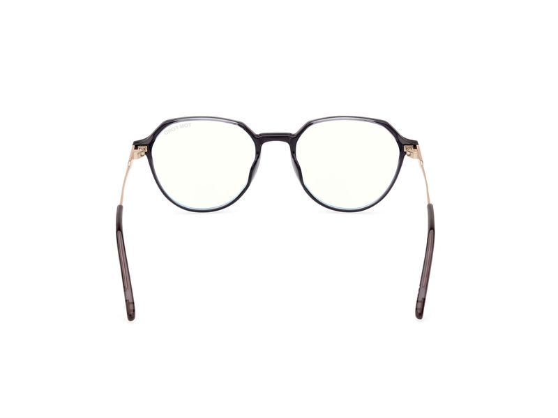 Tom Ford FT5875-B Brillestel (Form: Rund - Farve: Grå)