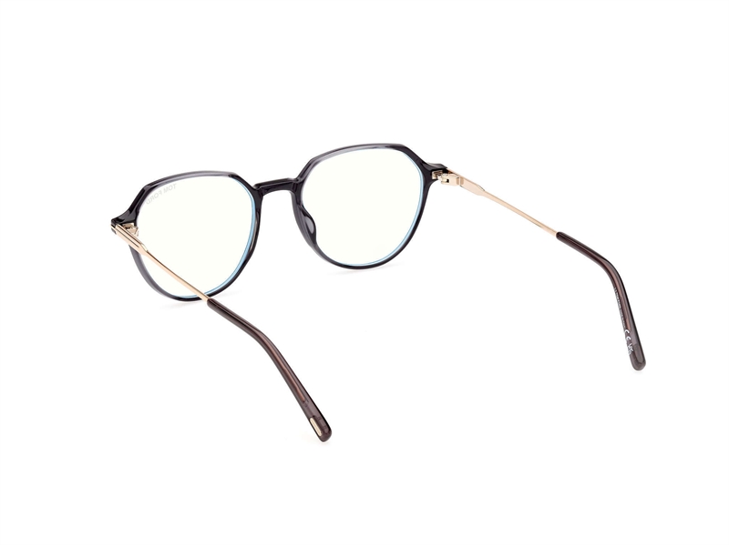 Tom Ford FT5875-B Brillestel (Form: Rund - Farve: Grå)