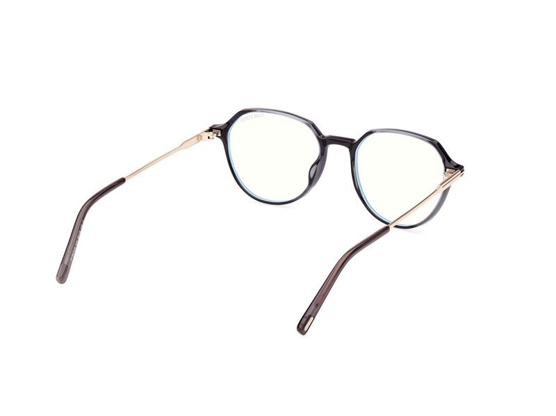 Tom Ford FT5875-B Brillestel (Form: Rund - Farve: Grå)