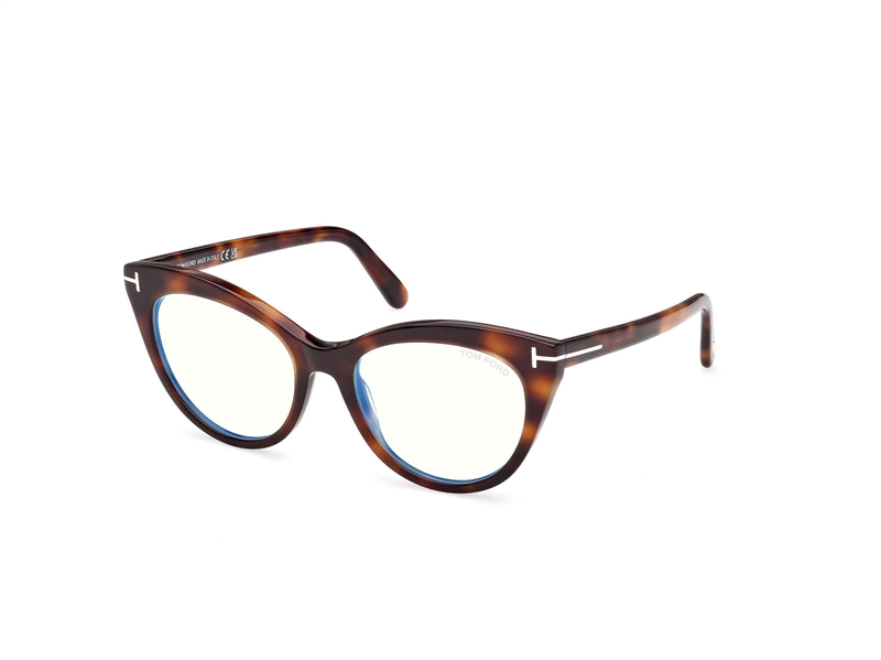 Tom Ford FT6091-B Brillestel (Form: Cat Eye - Farve: Brun)