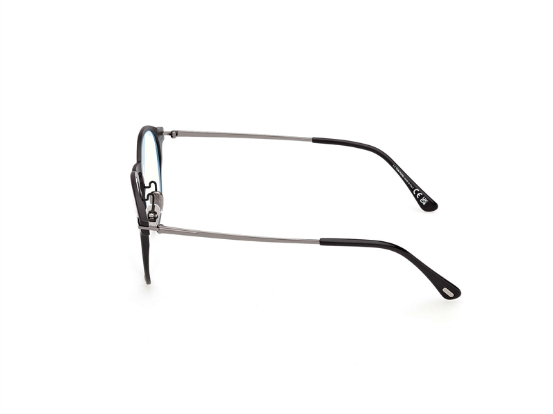 Tom Ford FT6088-B Brillestel (Form: Rund - Farve: Sort)