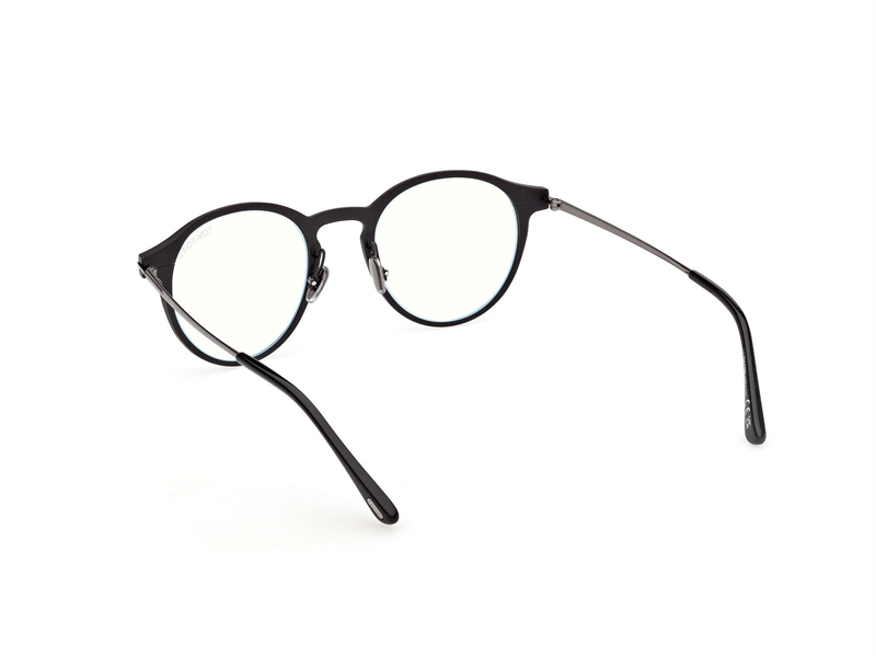 Tom Ford FT6088-B Brillestel (Form: Rund - Farve: Sort)