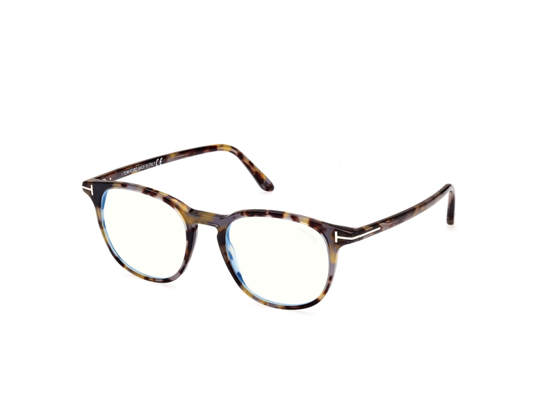 Tom Ford FT5832-B Brillestel (Form: Rund - Farve: Havana)