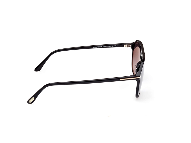 Tom Ford FT1026 Solbrille (Form: Andet - Farve: Sort)