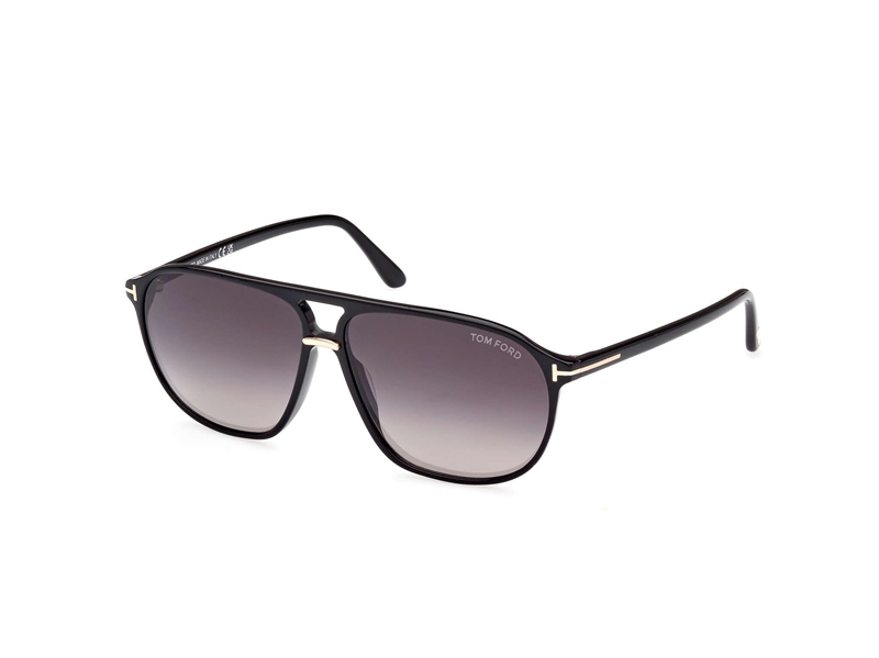 Tom Ford FT1026 Solbrille (Form: Andet - Farve: Sort)