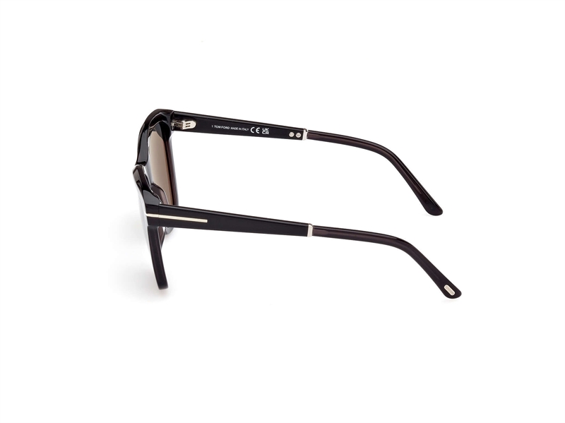 Tom Ford FT1087 Solbrille (Form: Firkantet - Farve: Sort)