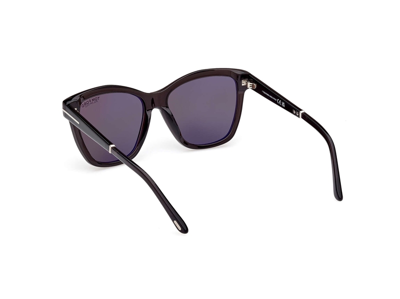 Tom Ford FT1087 Solbrille (Form: Firkantet - Farve: Sort)