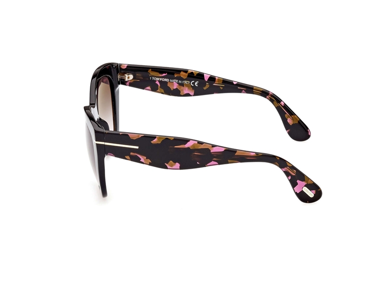 Tom Ford FT0940 Solbrille (Form: Firkantet - Farve: Sort)