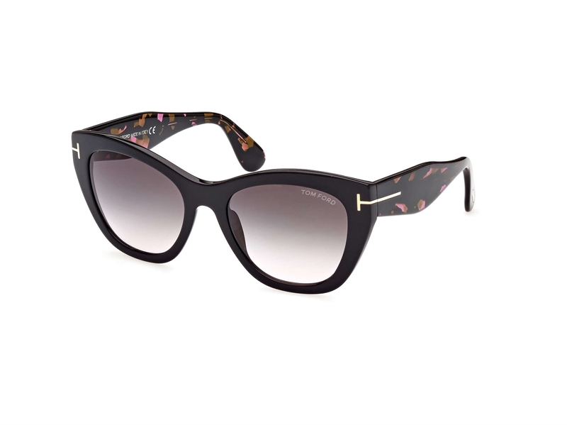 Tom Ford FT0940 Solbrille (Form: Firkantet - Farve: Sort)
