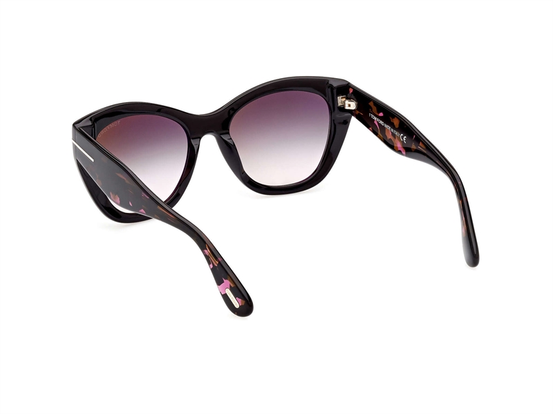 Tom Ford FT0940 Solbrille (Form: Firkantet - Farve: Sort)