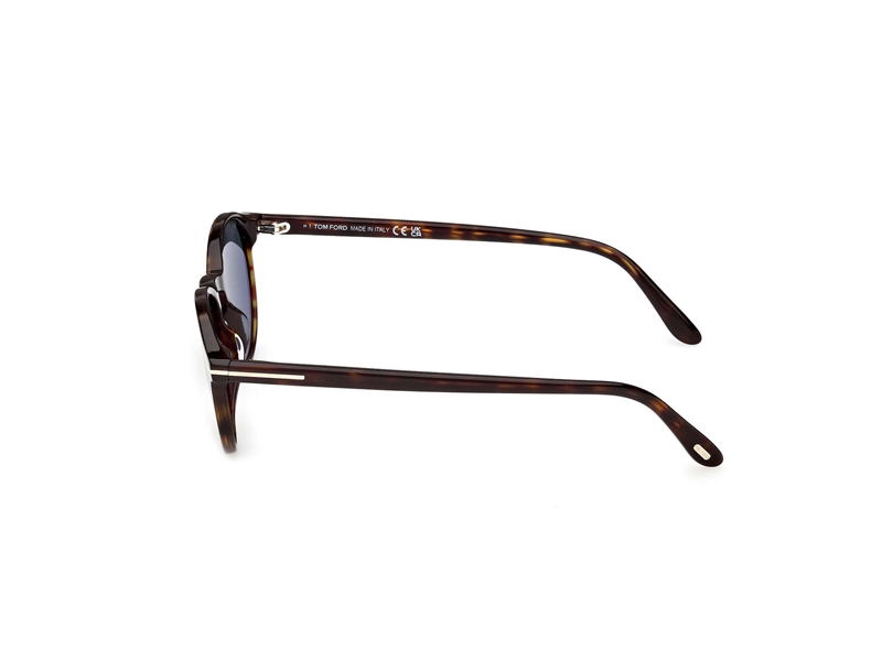 TOM FORD FT1331 Solbrille (Form: Rund - Farve: Havana)