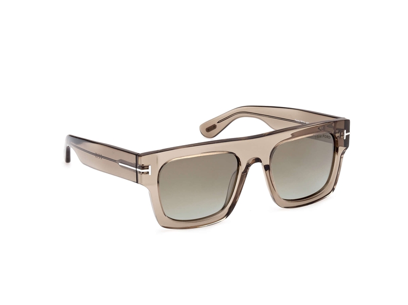 Tom Ford FT0711 Solbrille (Form: Firkantet - Farve: Brun)