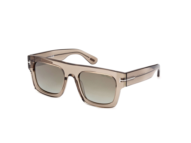 Tom Ford FT0711 Solbrille (Form: Firkantet - Farve: Brun)