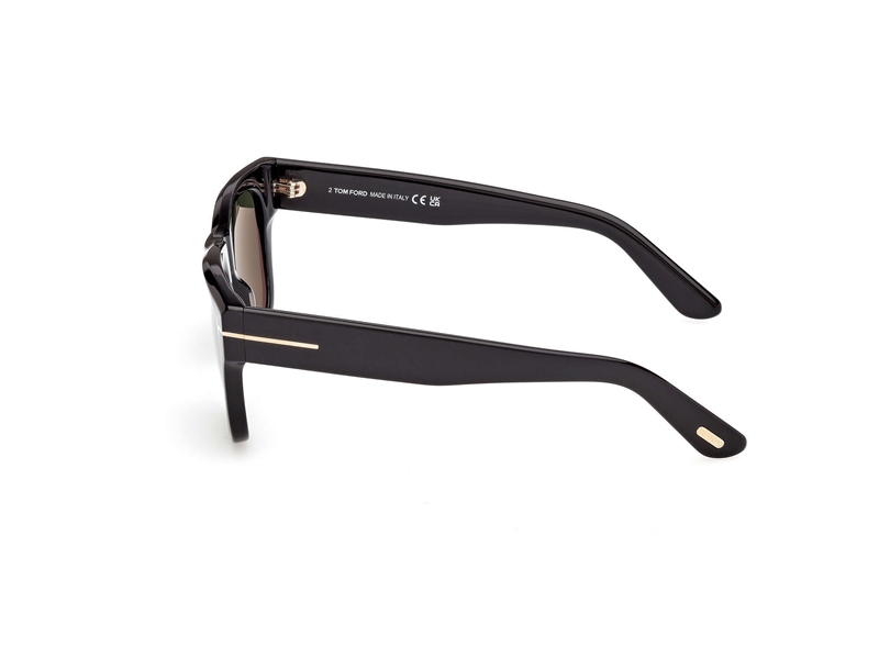 Tom Ford FT1304 Solbrille (Form: Firkantet - Farve: Sort)