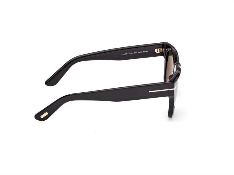 Tom Ford FT1304 Solbrille (Form: Firkantet - Farve: Sort)