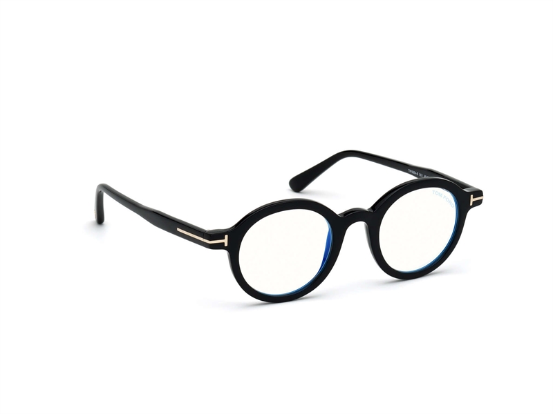 Tom Ford FT5664-B Brillestel (Form: Rund - Farve: Sort)